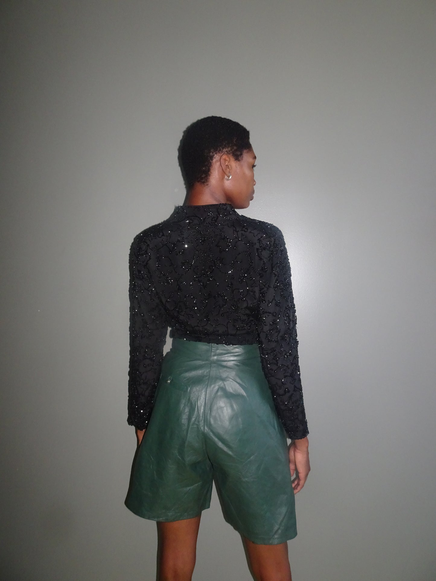 Madamette Curated Vintage Green Shorts